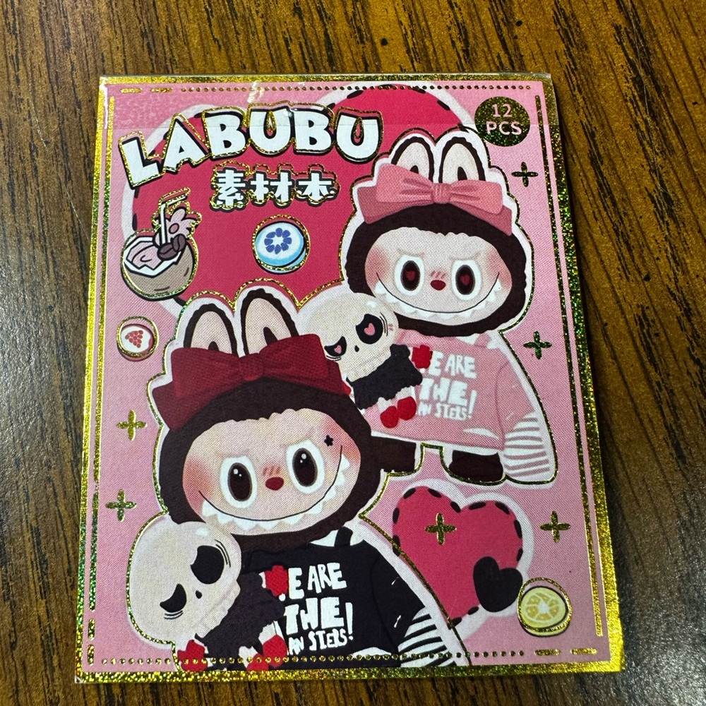 Labubu Cartoon Sticker Book